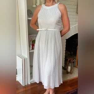 NWT, Tommy Hilfiger Polka dot chiffon party dress